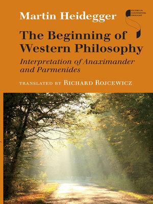 cover image of The Beginning of Western Philosophy